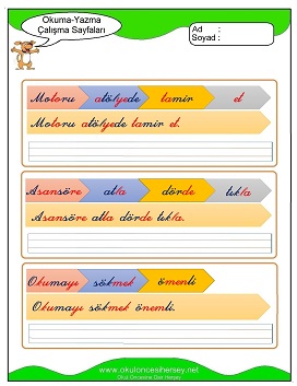 ö sesi Çalışma Sayfaları